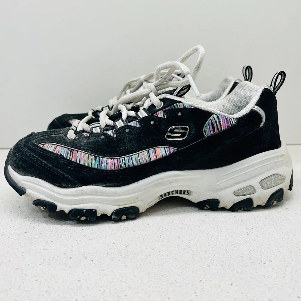 Skechers Black and White Women's Sneakers